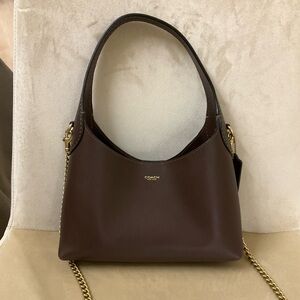 Coach Brooklyn Shoulder Bag 23 Maple